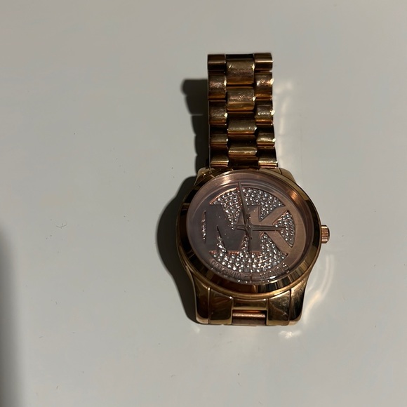 Rose gold micheal kors watch main image 5